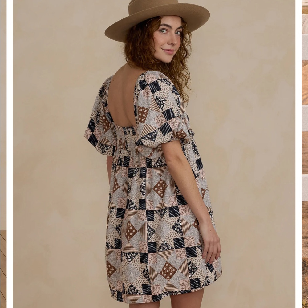 Rylee and Cru - Cassidy Patchwork Dress - Small